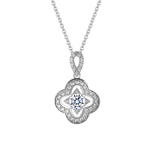 Mặt đính đá CZ vàng 10K Delighting 5C