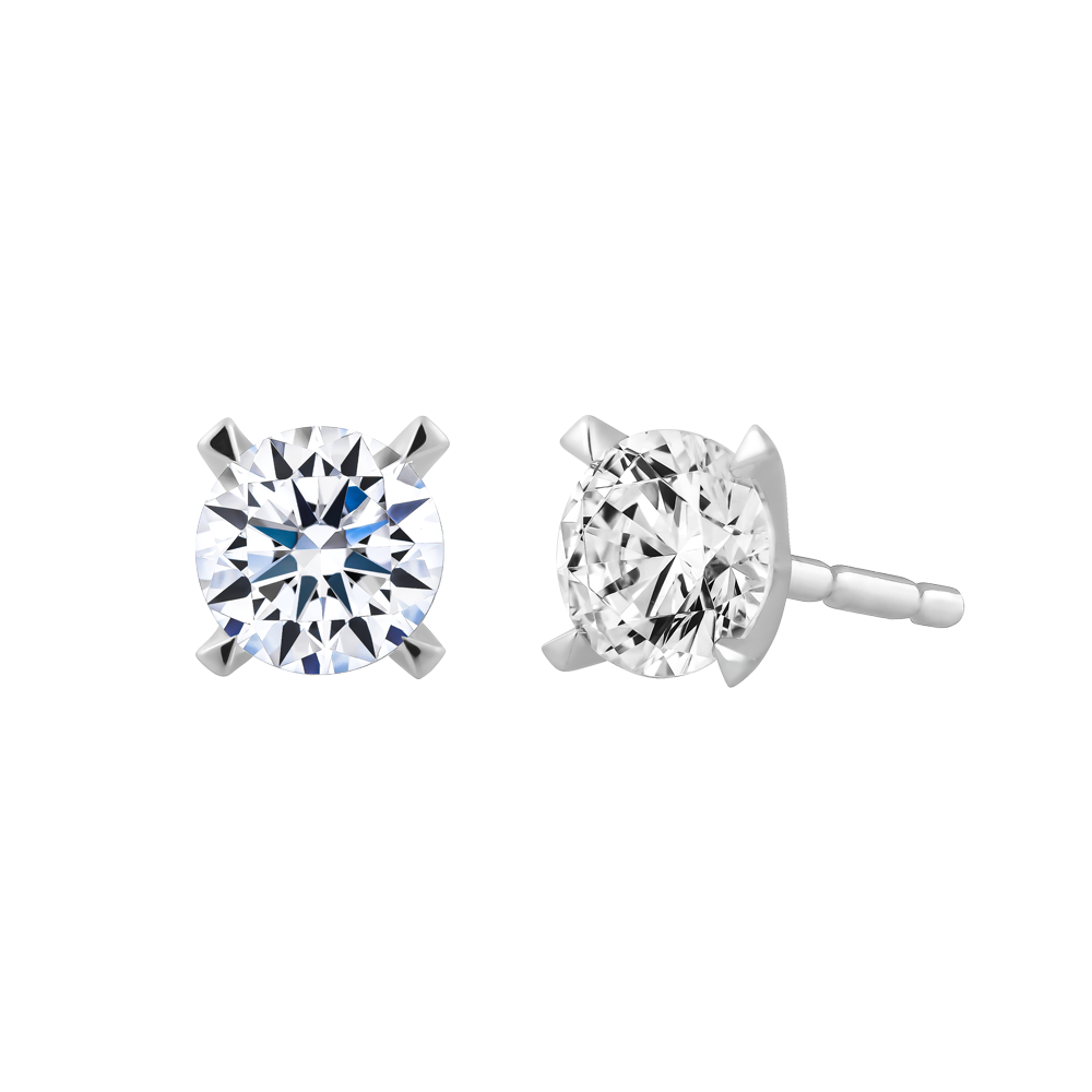 Ổ Bông đính đá CZ vàng 14K Heally 5C
