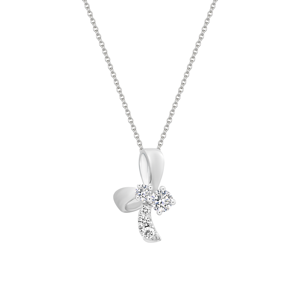 Mặt kim cương vàng 14K Commendia 10p