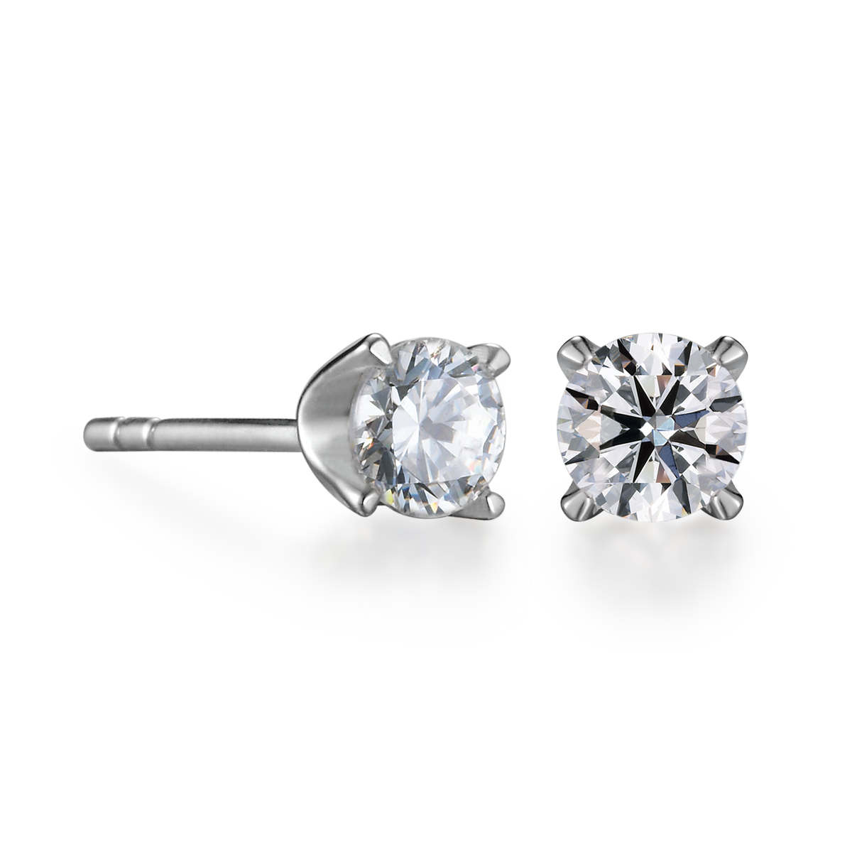 Ổ Bông đính đá CZ vàng 14K Promote 3C