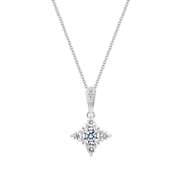 Mặt kim cương vàng 14K Gleenix 10P