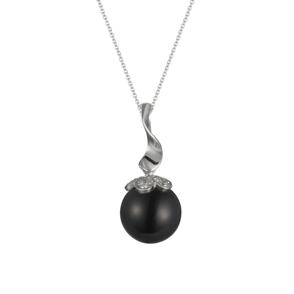 Mặt đính đá Onyx vàng 10K Eleganate Ony