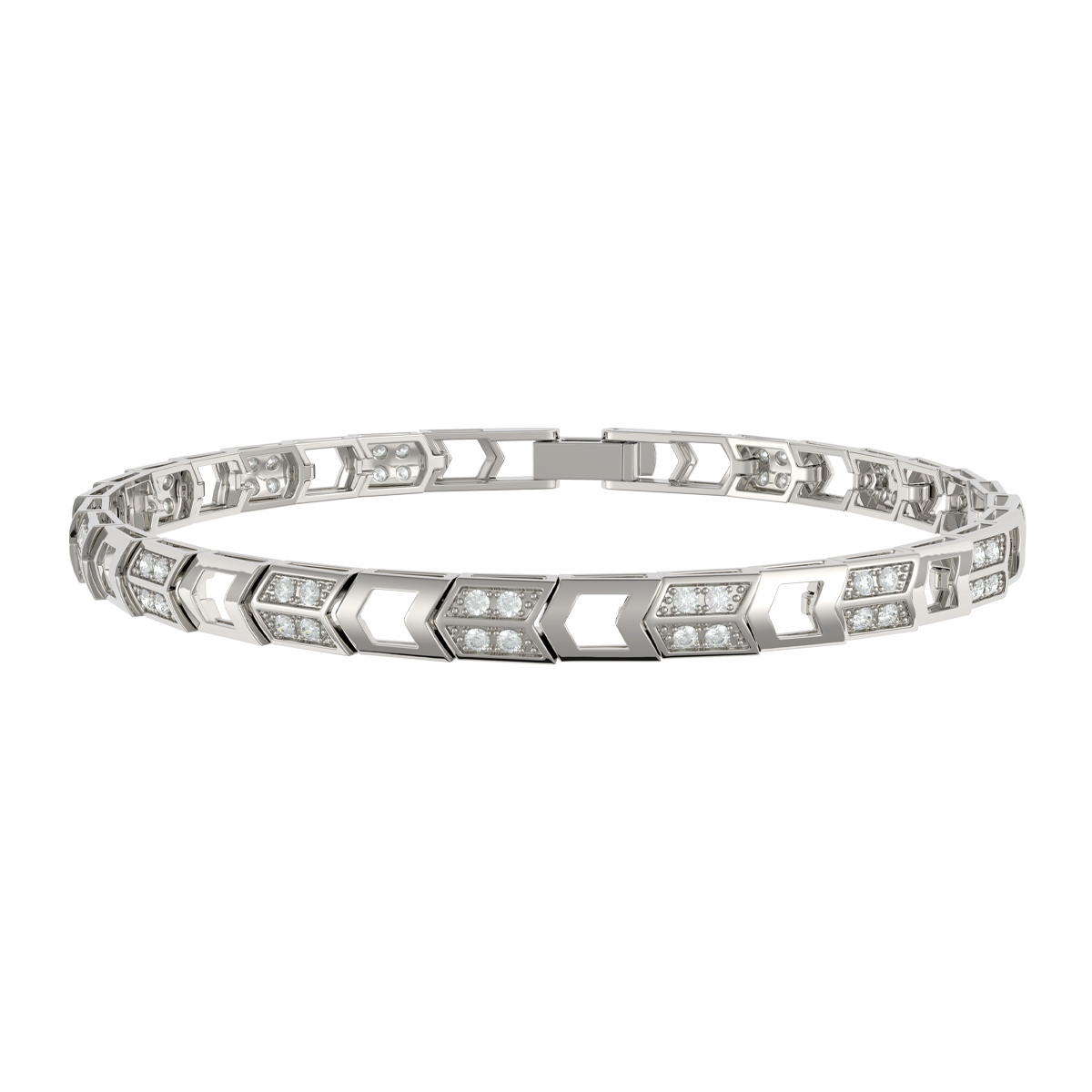 Lắc đính đá CZ vàng 10K Snakes