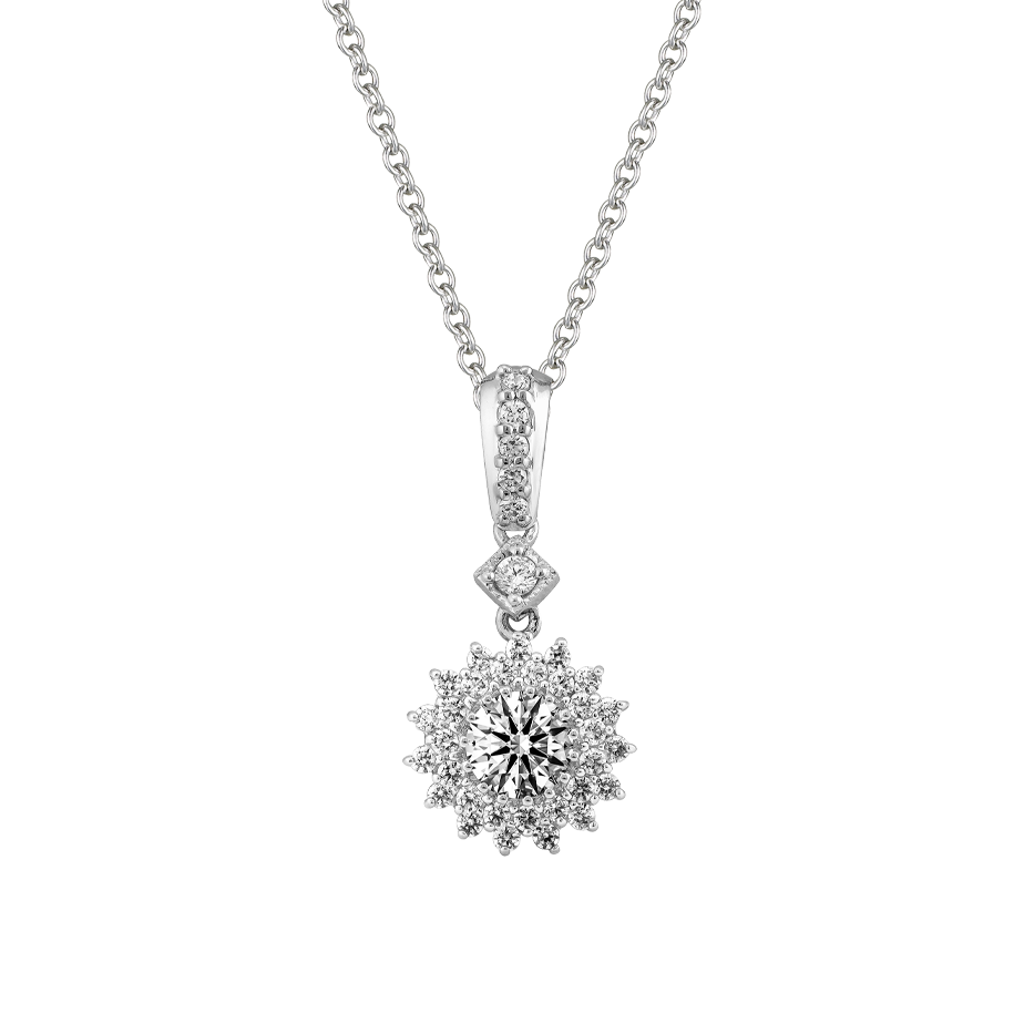 Ổ mặt kim cương tấm vàng 14K Tredway N 3C