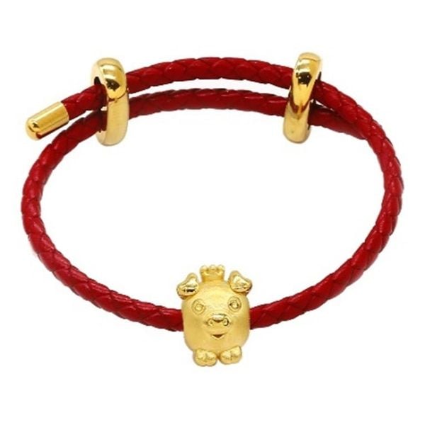 Lắc Vàng 24K Mystic Pig CB500225 5D