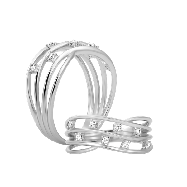 Nhẫn nữ đính đá CZ vàng 10K Gallantry