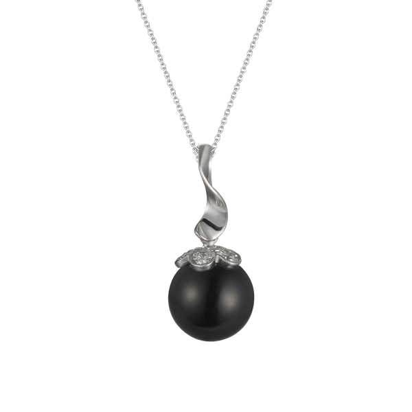 Mặt đính đá Onyx vàng 10K Eleganate Ony