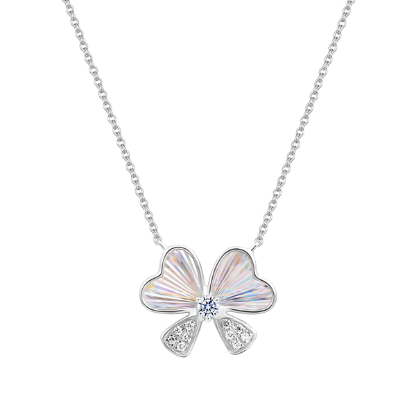 Dây liền mặt kim cương viên vàng 14K Jeny A023 TD