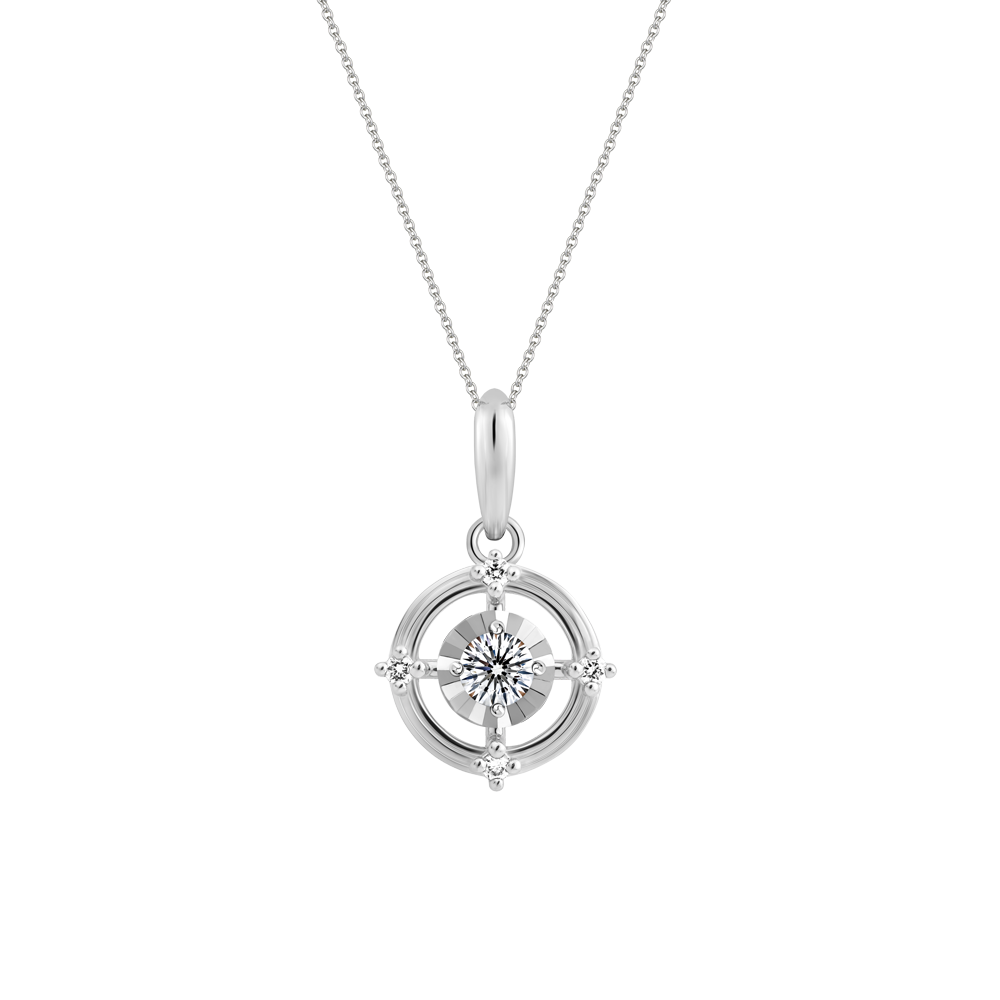 Mặt kim cương viên vàng 14K Galaxy ST