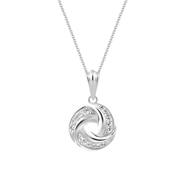 Mặt đính đá CZ vàng 10K Vortexing