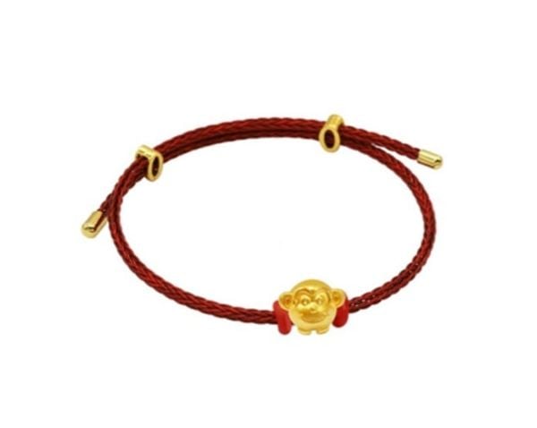 Lắc Vàng 24K Mystic Monkey CB500251 5D