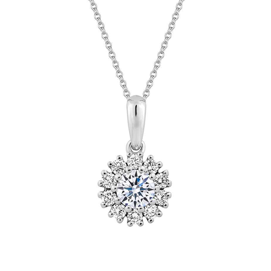 Mặt kim cương vàng 14K Snowflower N 10p