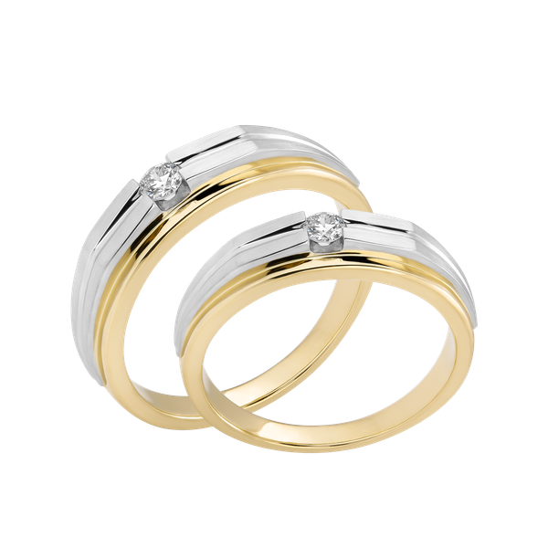 Nhẫn cưới nữ kim cương vàng 14K Atlas 10p F GVRG0247186