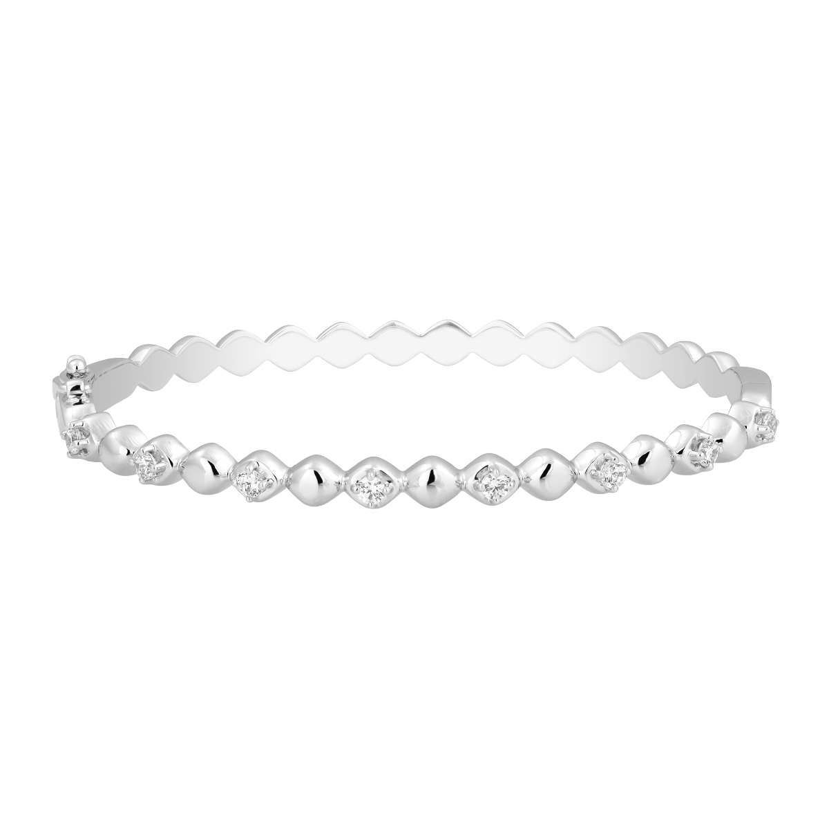 Vòng đeo tay đính đá CZ vàng 10K Joanfia S2 GVBG0001372