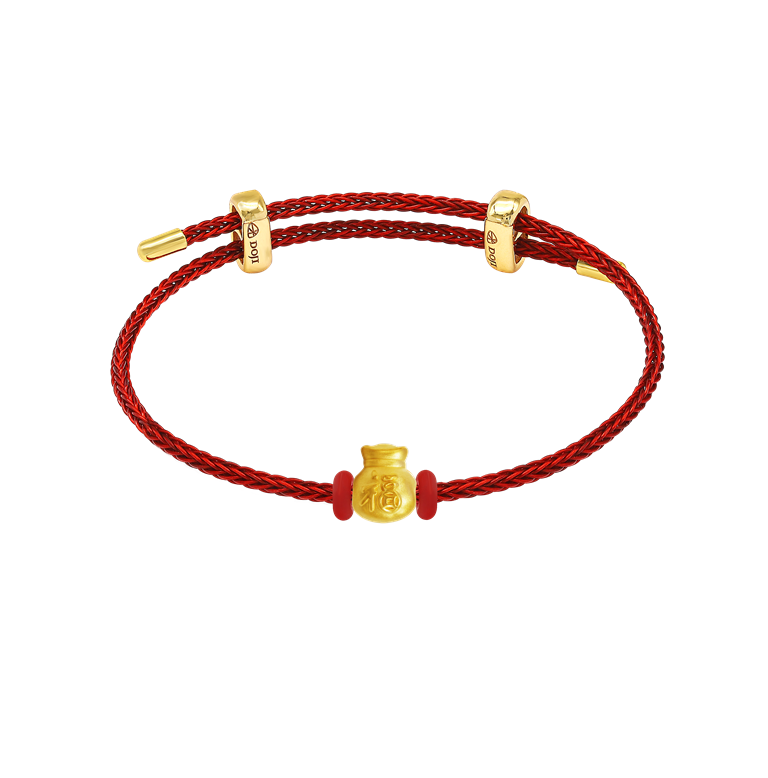 Lắc Vàng 24K Golden Purse CB500056 5D