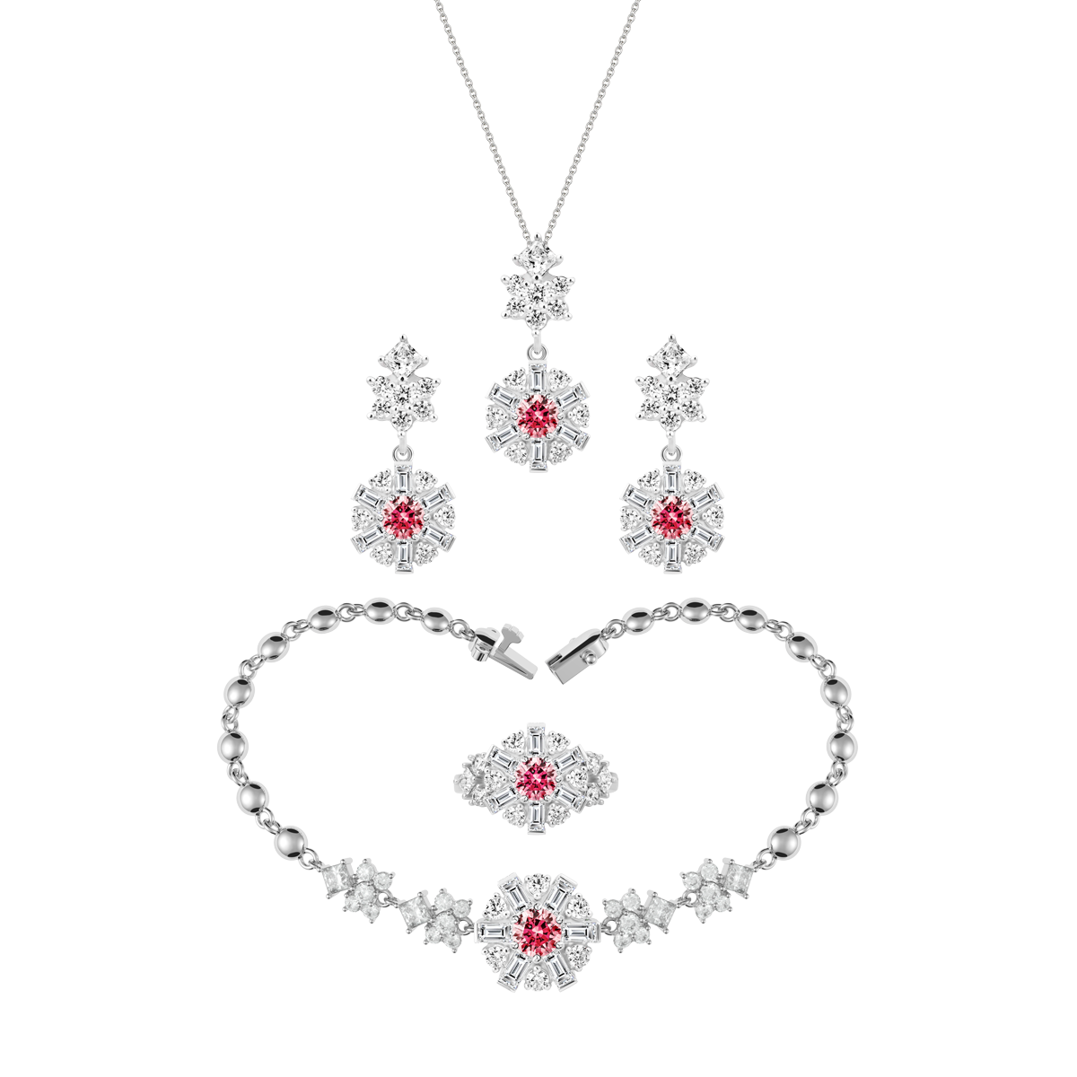 Bộ Trang Sức Brighty RED 5C