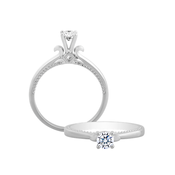 Nhẫn nữ kim cương 8 Hearts & Arrows vàng 14K Sarah H&A 2C GVRG0252916