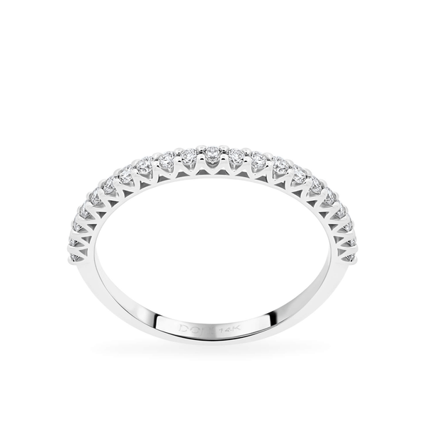Nhẫn nữ kim cương viên vàng 14K Dragoste TD