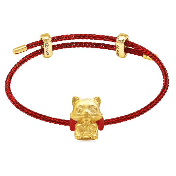 Lắc Vàng 24K Golden Cat CB500575 5D