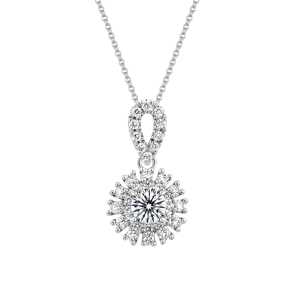 Ổ mặt kim cương tấm vàng 14K Calantha 5C