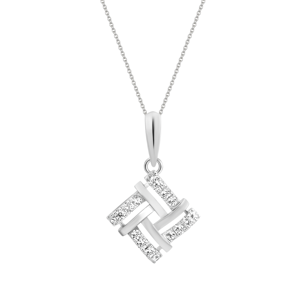 Mặt đính đá CZ vàng 18K Revelry