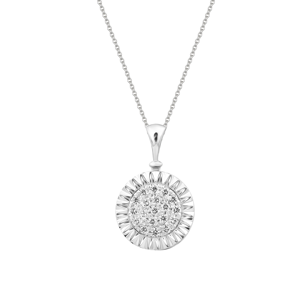 Mặt kim cương viên vàng 14K Blegarial D TD