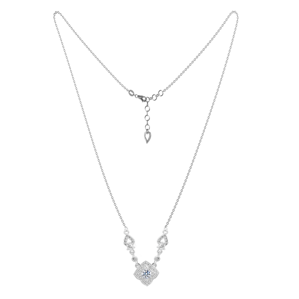 Dây liền mặt đính đá CZ vàng 18K Lovely Day 2C