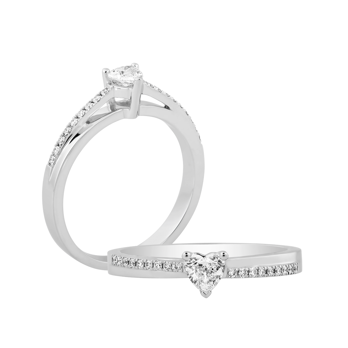 Nhẫn nữ kim cương viên vàng 14K Margaret HR 3C