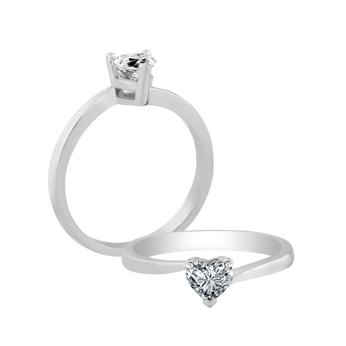 Nhẫn nữ kim cương viên vàng 14K Sincerity HR 3C