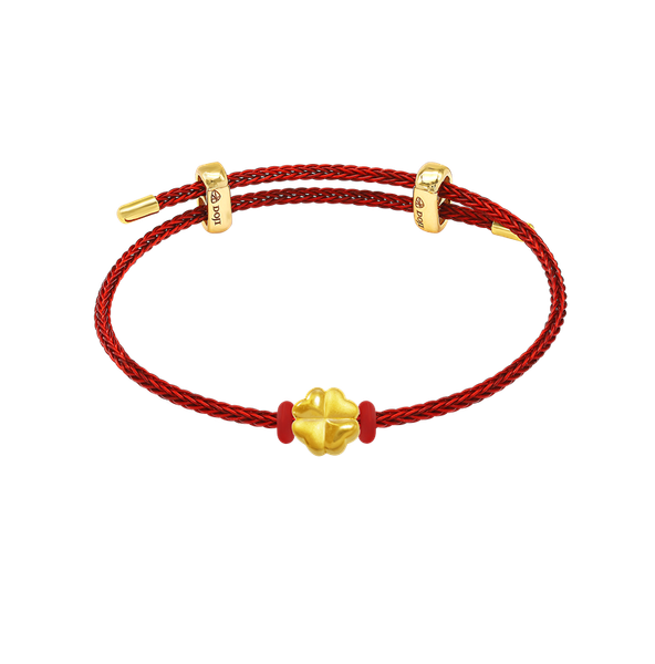 Lắc Vàng 24K Golden Clover CB500036 5D