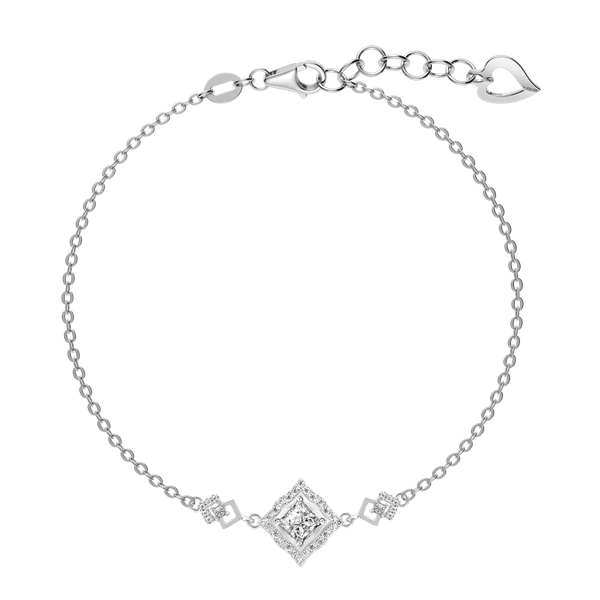 Dây tay đính đá CZ vàng 18K Vivance PR 2C