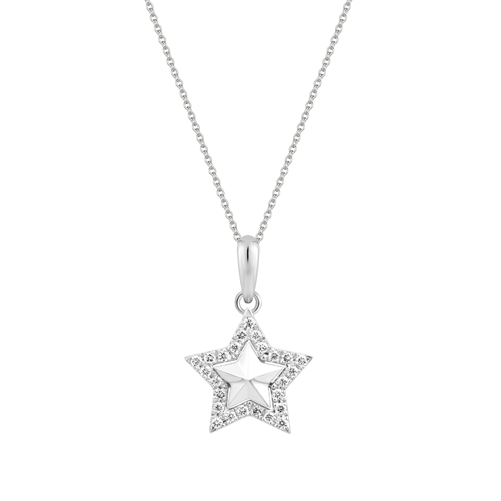 Mặt kim cương viên vàng 14K Staring