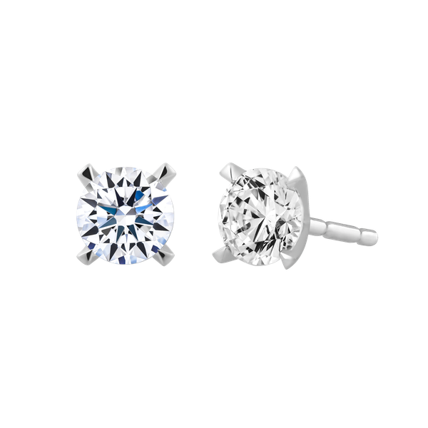 Hoa tai đính đá CZ vàng 14K Heally 5C