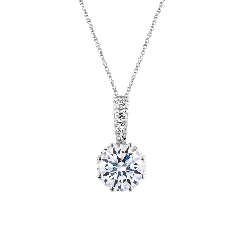 Ổ mặt kim cương tấm vàng 14K Cheerful N2 1CT