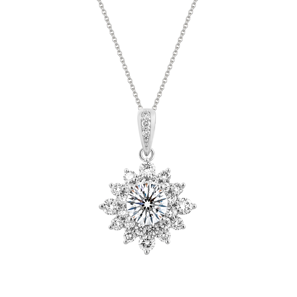 Ổ mặt kim cương tấm vàng 14K Batool N 3C