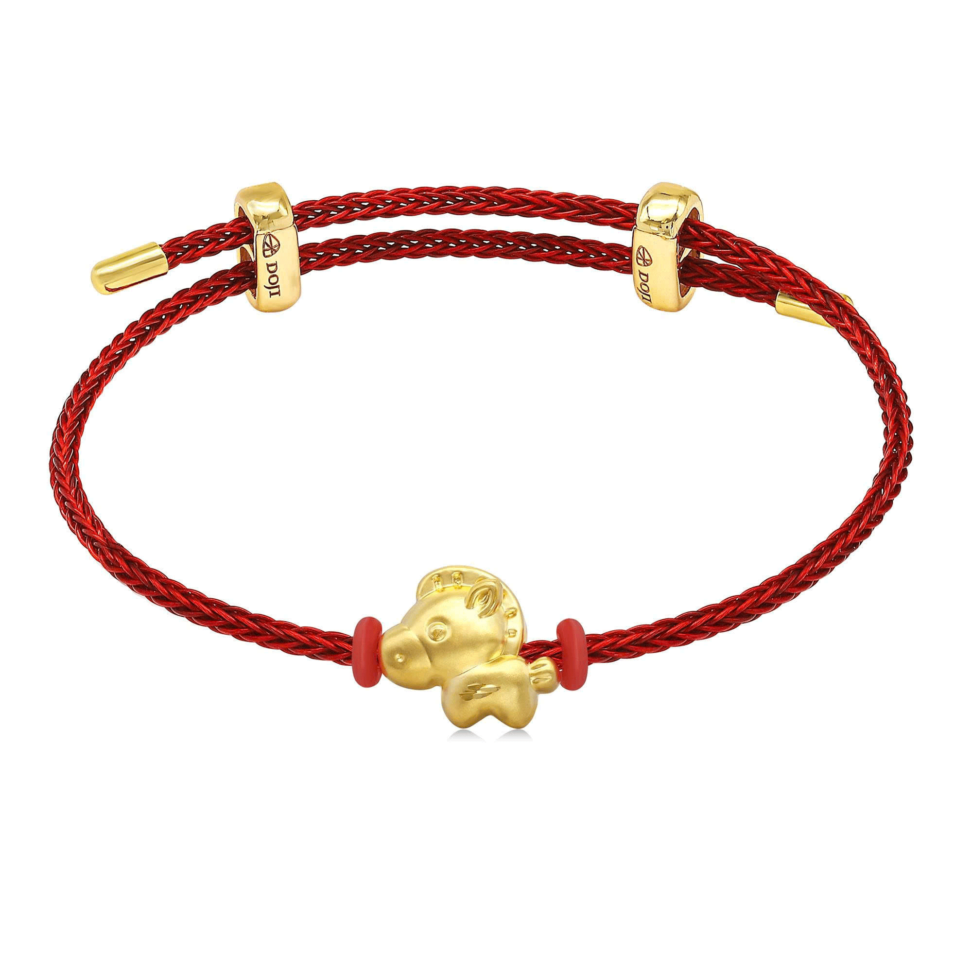 Lắc Vàng 24K Lucky Horse CB 500631 5D