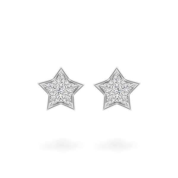 Hoa tai kim cương viên vàng 14K Sonnery TD