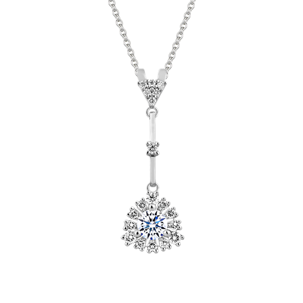 Mặt kim cương 8 Hearts & Arrows vàng 14K Edeline N H&A 2C