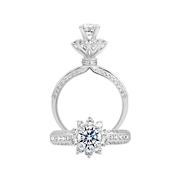 Nhẫn nữ đính đá CZ vàng 18K Gladness 5C