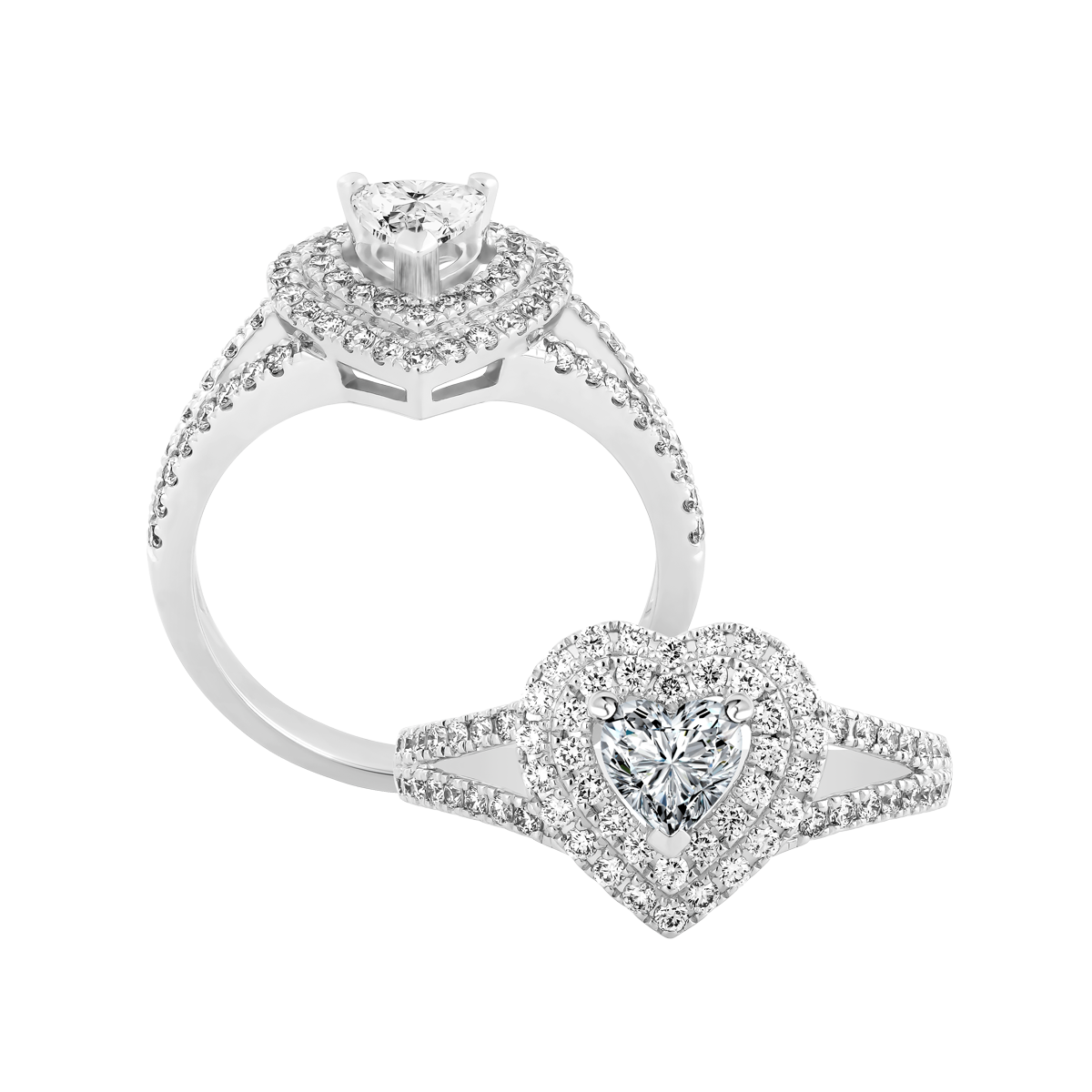 Nhẫn nữ kim cương viên vàng 14K Natable HR 3C