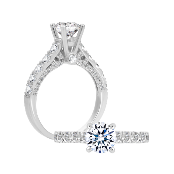 Nhẫn nữ đính đá CZ vàng 14K Grandness 5C