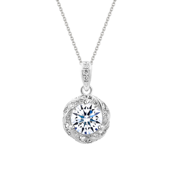 Ổ mặt kim cương tấm vàng 14K Perfection 1CT