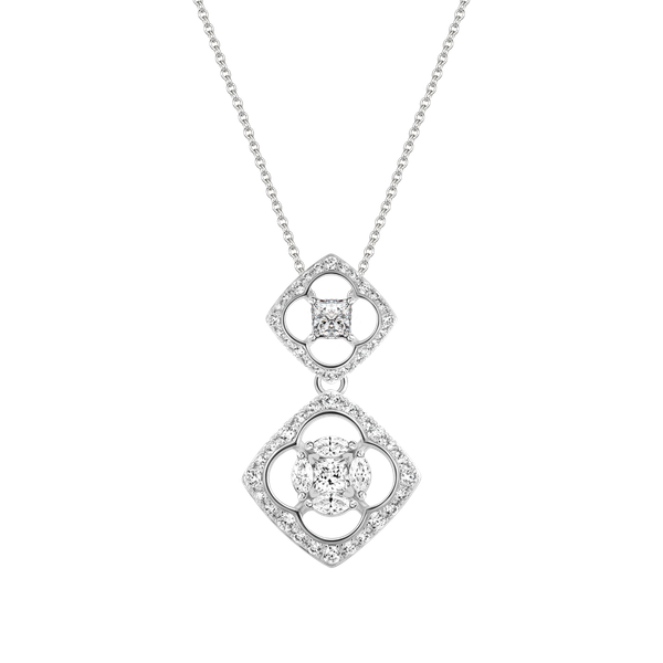 Mặt đính đá CZ vàng 14K Cherry