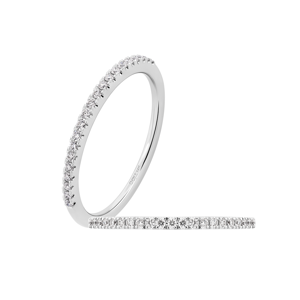 Nhẫn nữ kim cương viên vàng 14K Jena A551 TD