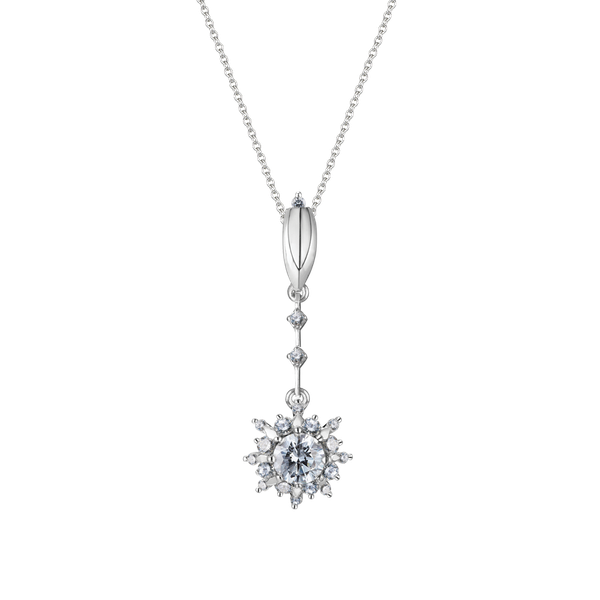 Mặt kim cương tấm vàng 14K Glossy 3C GVPD0054872