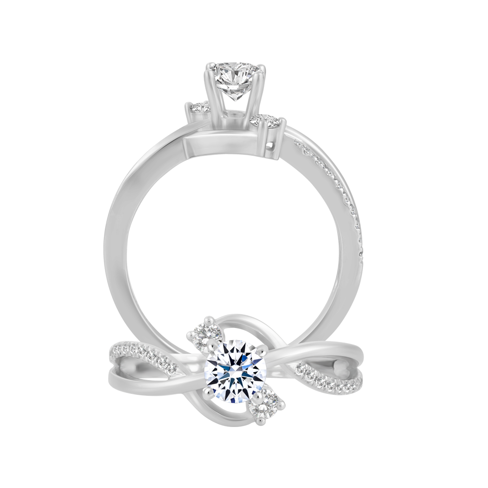 Nhẫn nữ đính đá CZ vàng 14K Jazlya 3C