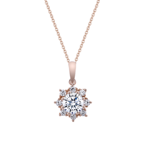 Mặt kim cương tấm vàng 14K Elissa N 5C GVPD0067365