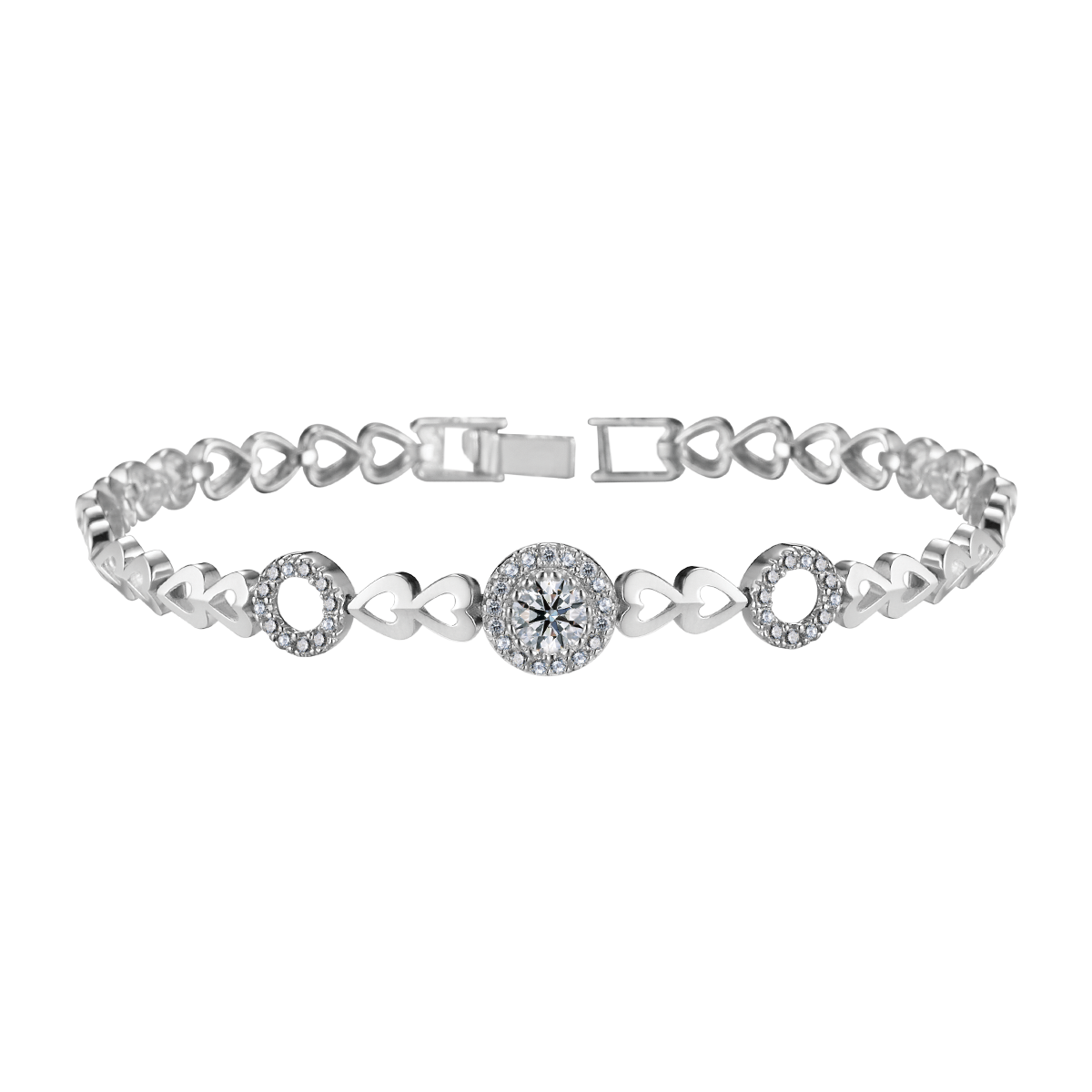 Lắc đính đá CZ vàng 10K Horaz N 5C GVBC0012598