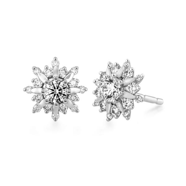 Hoa tai kim cương tấm vàng 14K Glossy S 2C GVER0066538