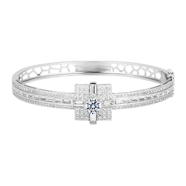 Vòng đeo tay đính đá CZ vàng 10K Splendering 5C